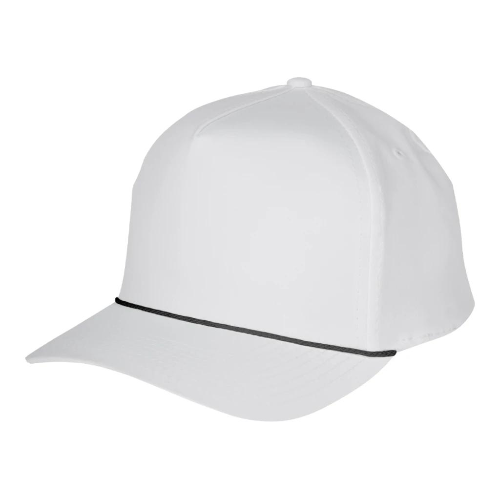 White with black