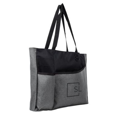 Black with gray