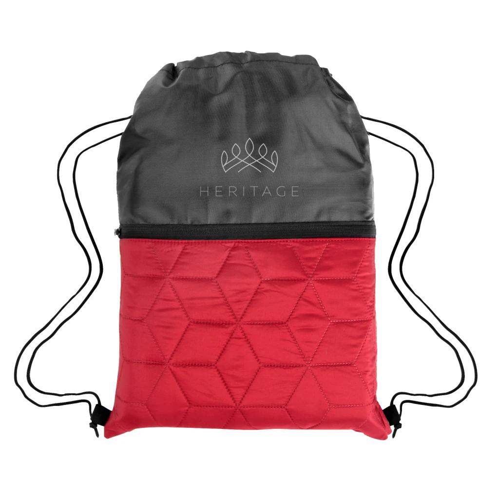 Black with red