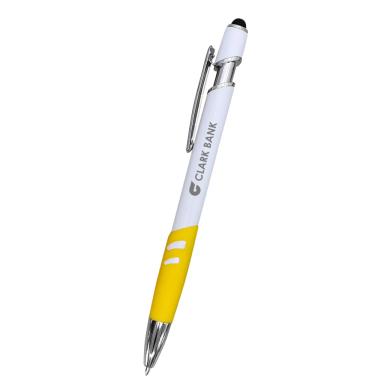 White with yellow