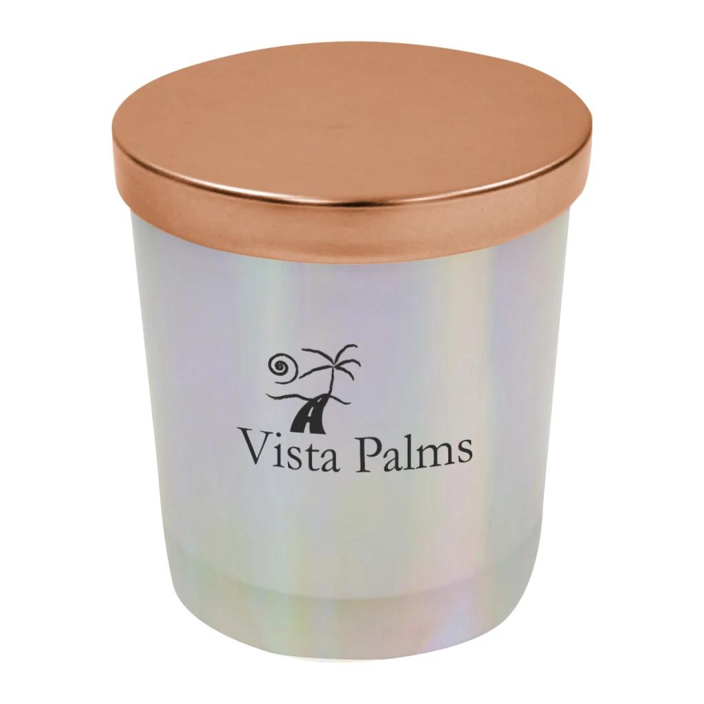 Iridescent metallic copper