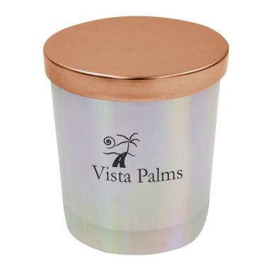 Iridescent metallic copper