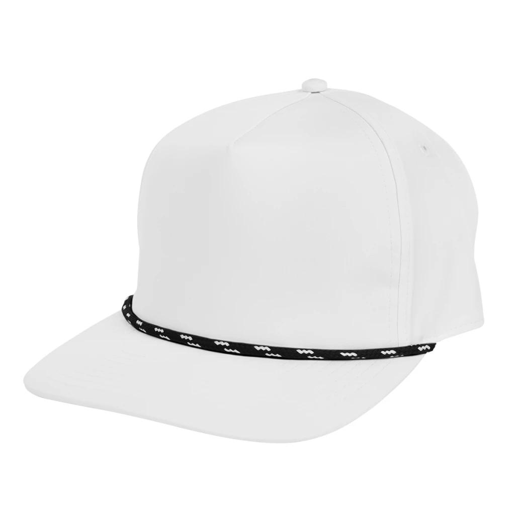 White with black