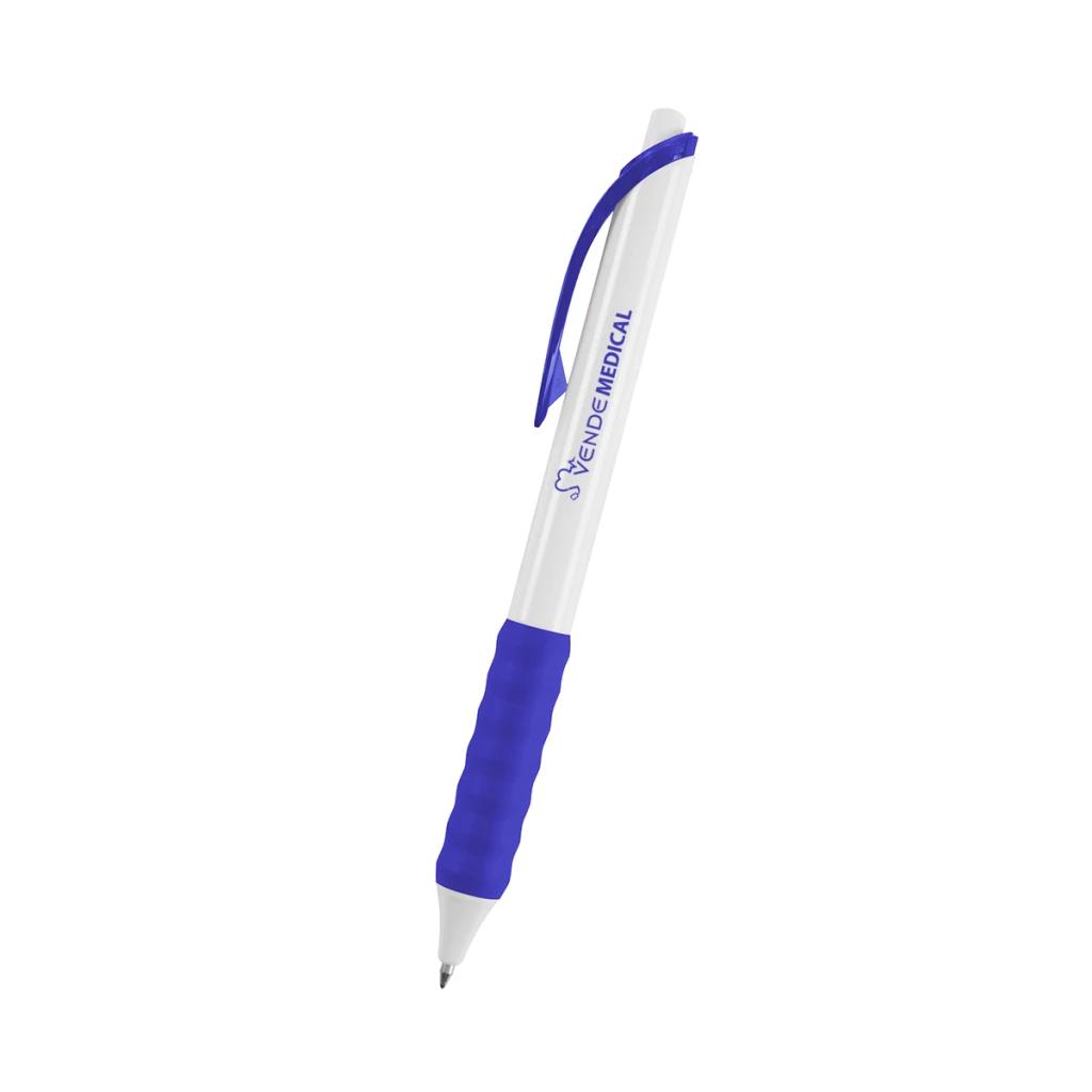 Recycled white with royal blue