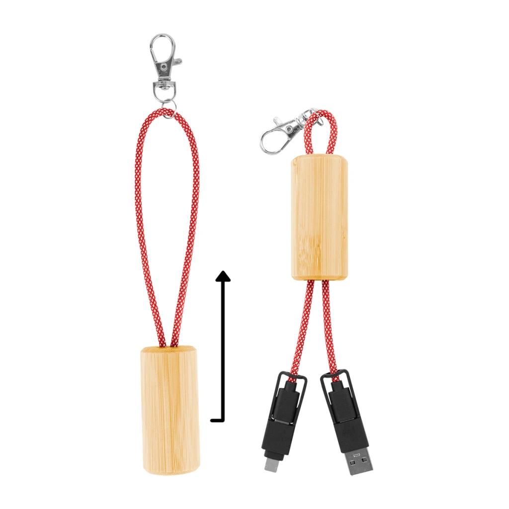 Red/bamboo