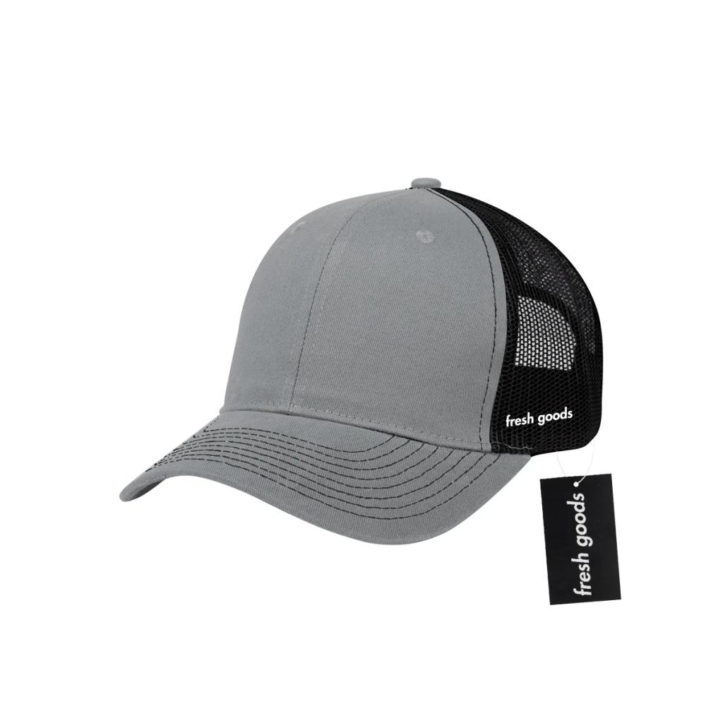 Gray with black
