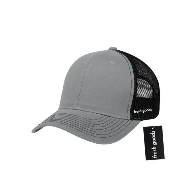 Gray with black