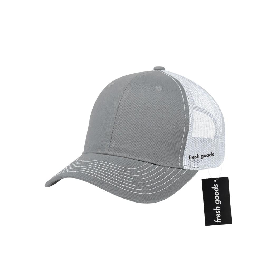 Gray with white