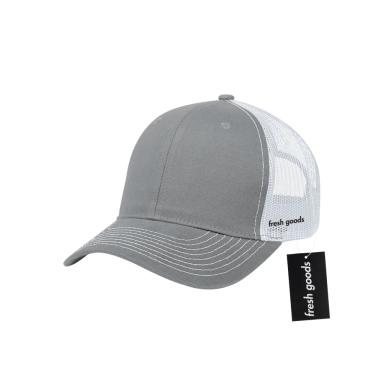 Gray with white