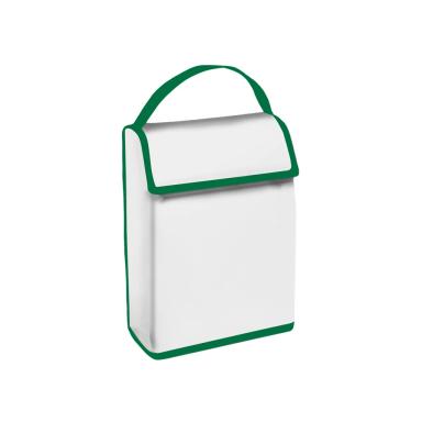 White with green