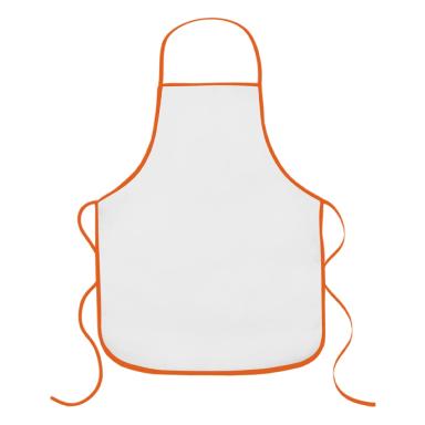 White with orange