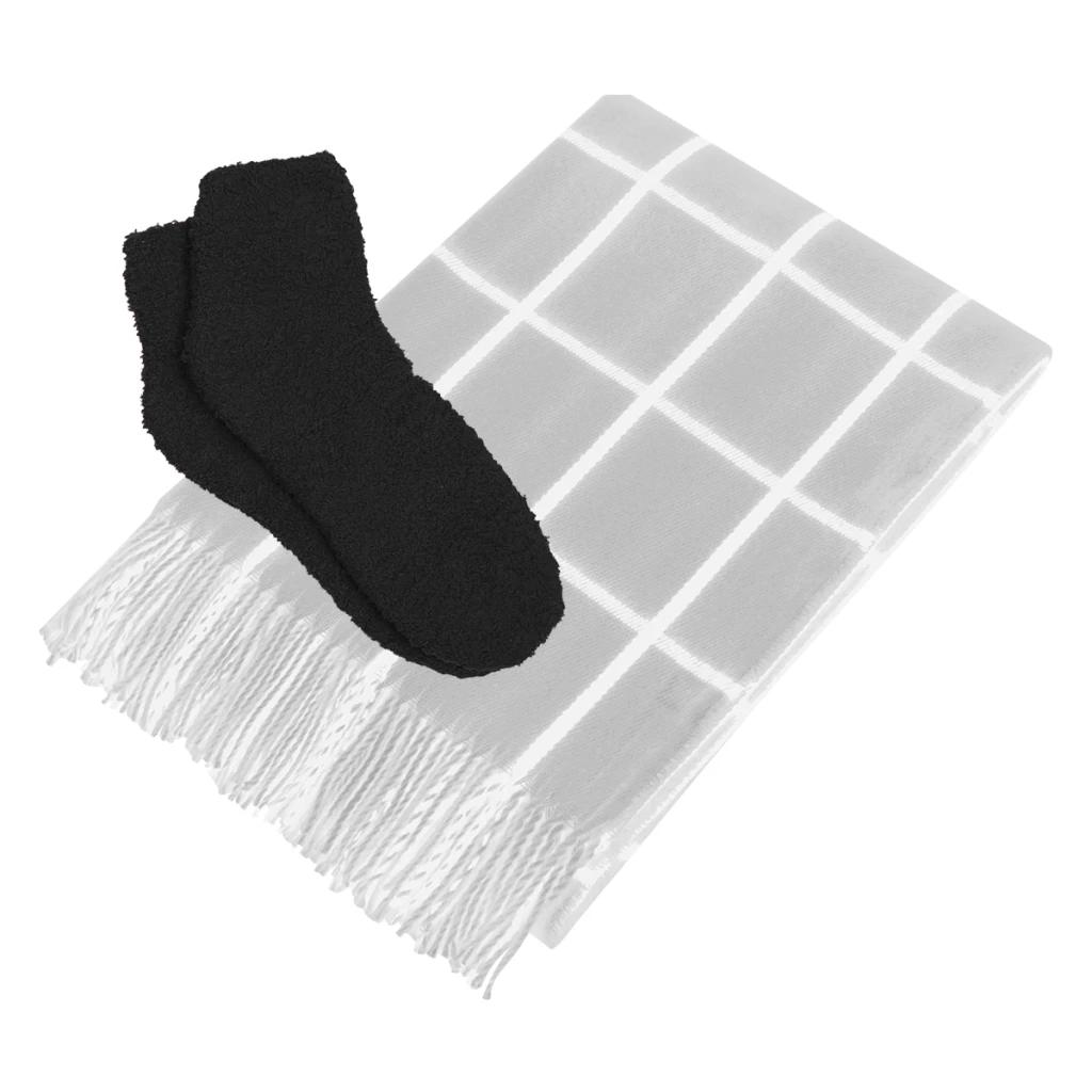 Gray with white