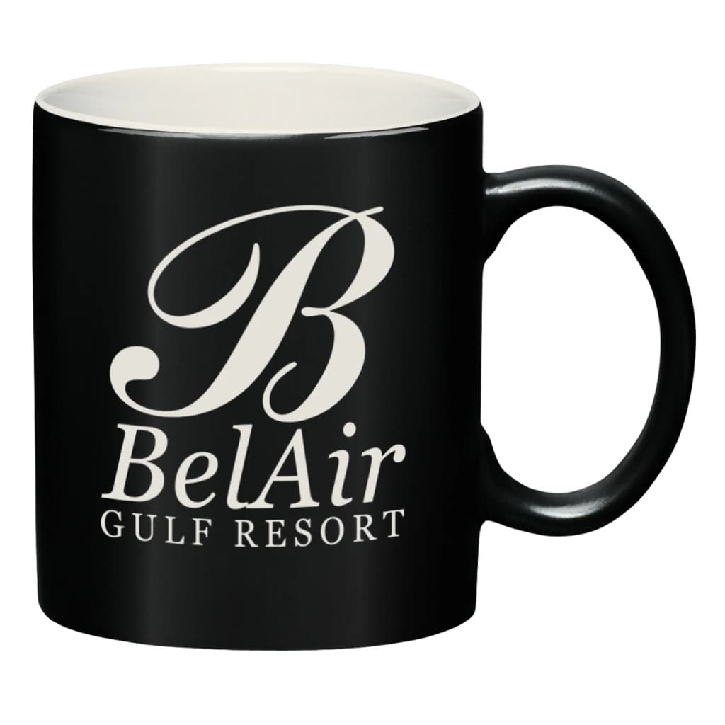 Black with White Interior