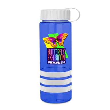 Transparent Blue-White