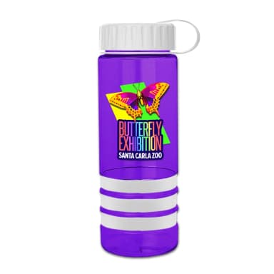 Transparent Violet-White