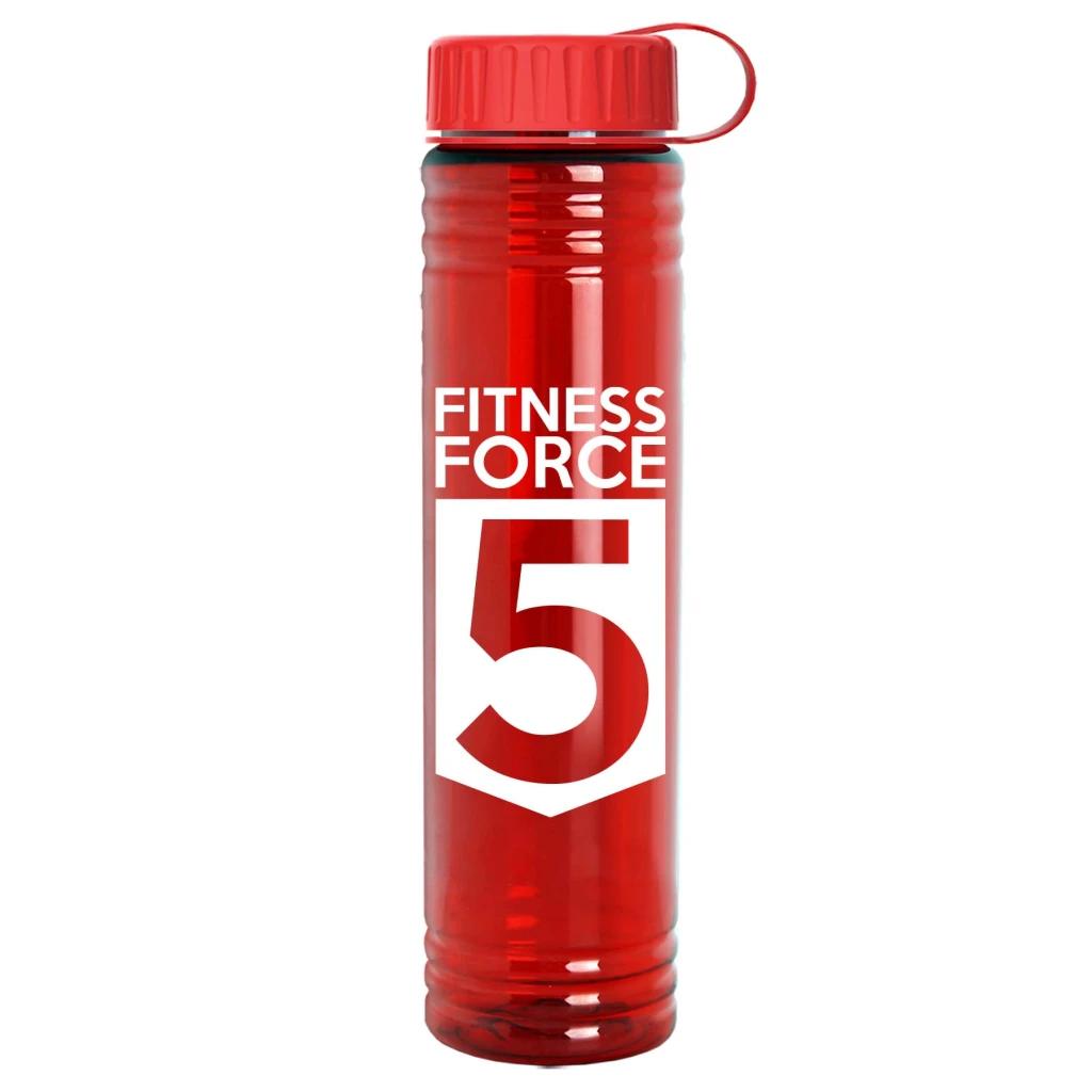 Transparent Red  w/Red Lid