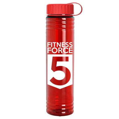 Transparent Red  w/Red Lid