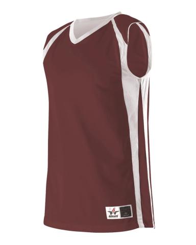 Maroon/ White