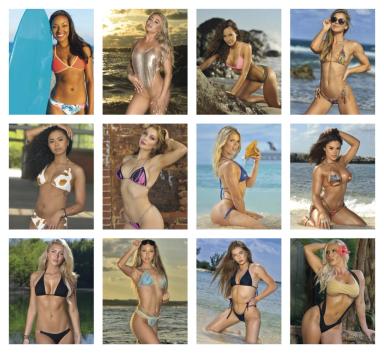 4C Press-N-Stick Header Sunshine Girls Calendar (13-Month) 2026 Calendar