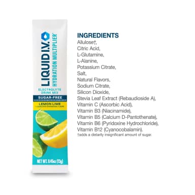 Lemon Lime SF Ingredients