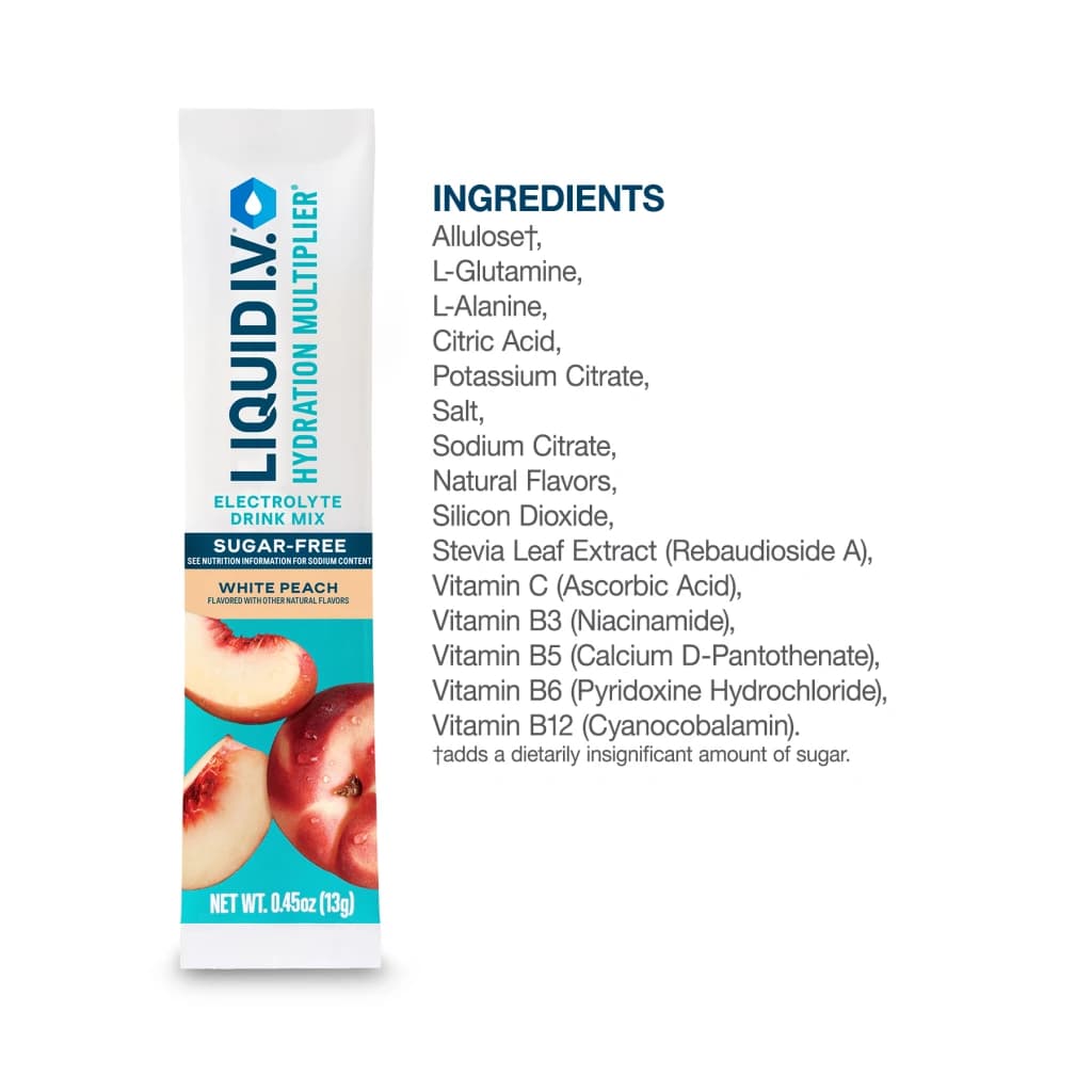 White Peach Ingredients