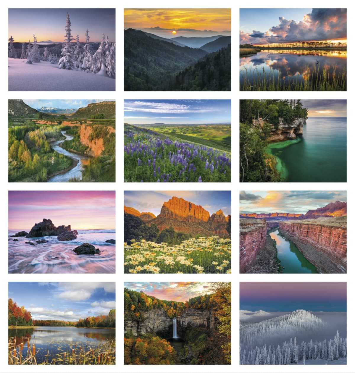 Landscapes of America Calendar