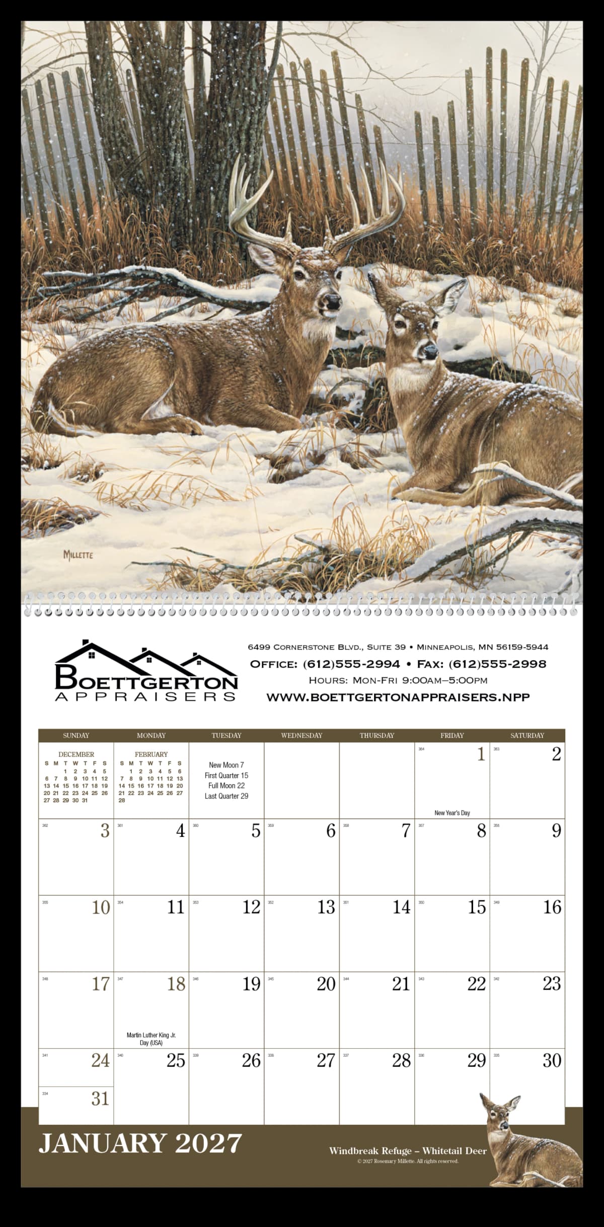 Wildlife Art Calendar