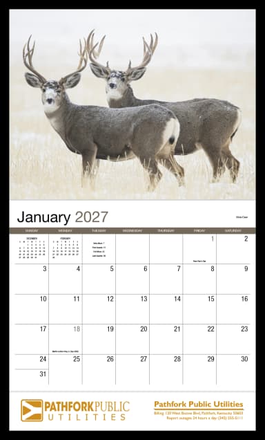 Wildlife Appointment Calendar