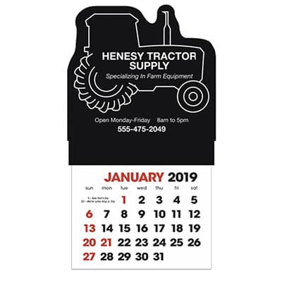 Tractor Stick Up Calendar