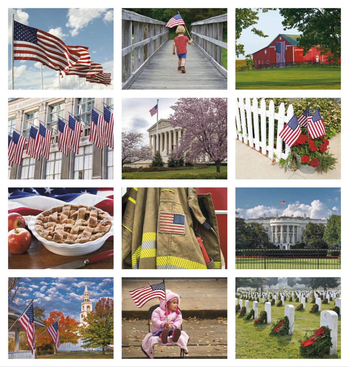 I Love America Calendar