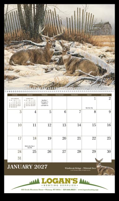 Wildlife Art Calendar