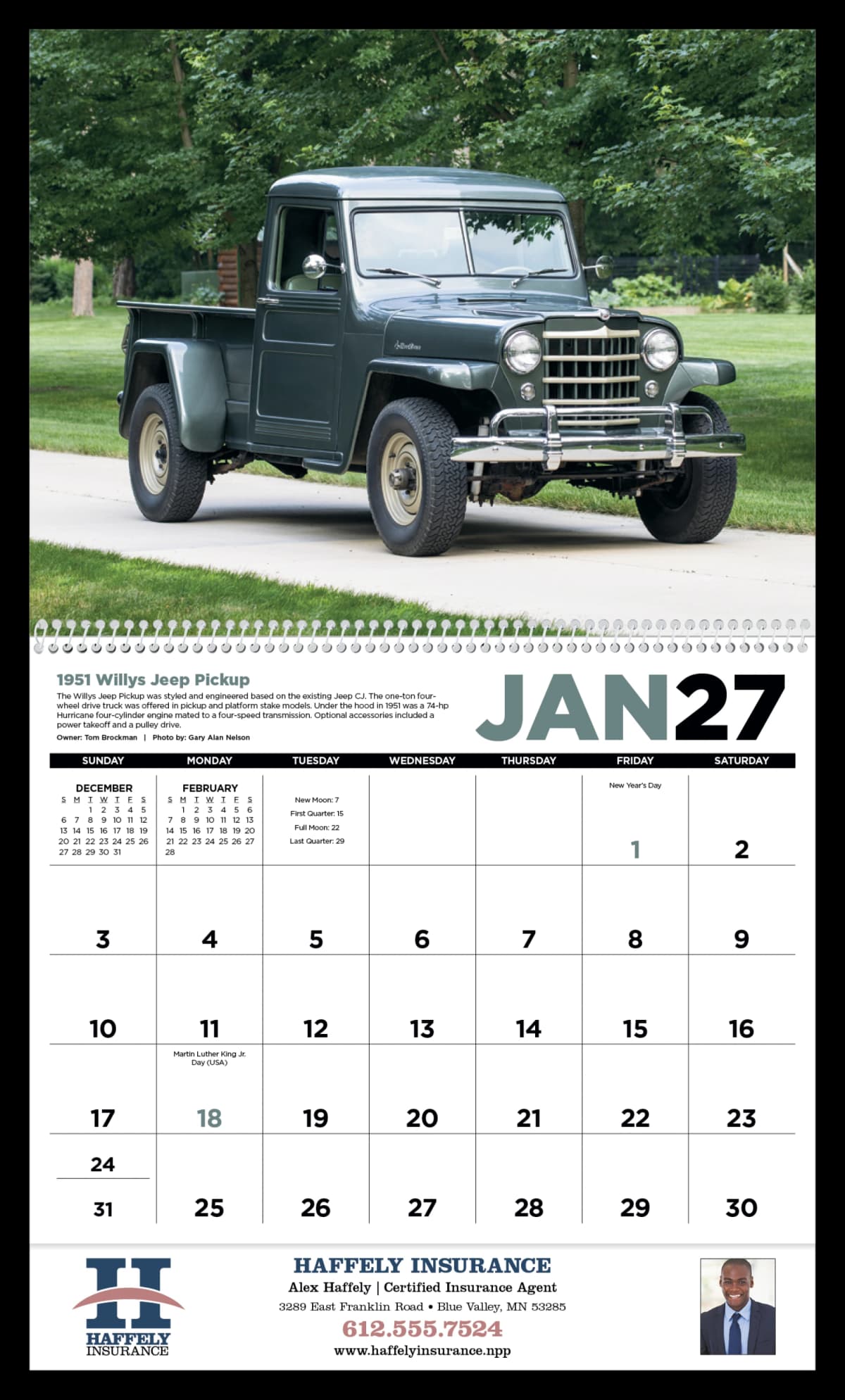 Antique Trucks Calendar