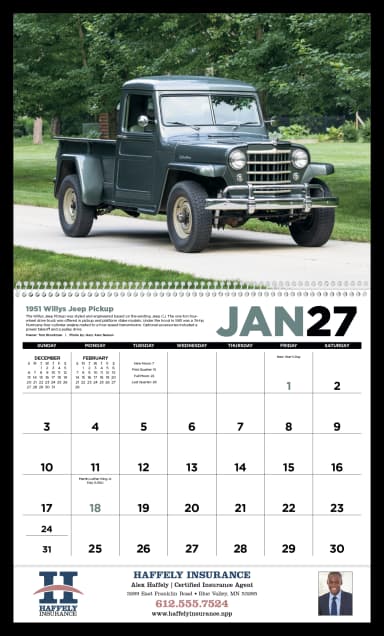 Antique Trucks Calendar