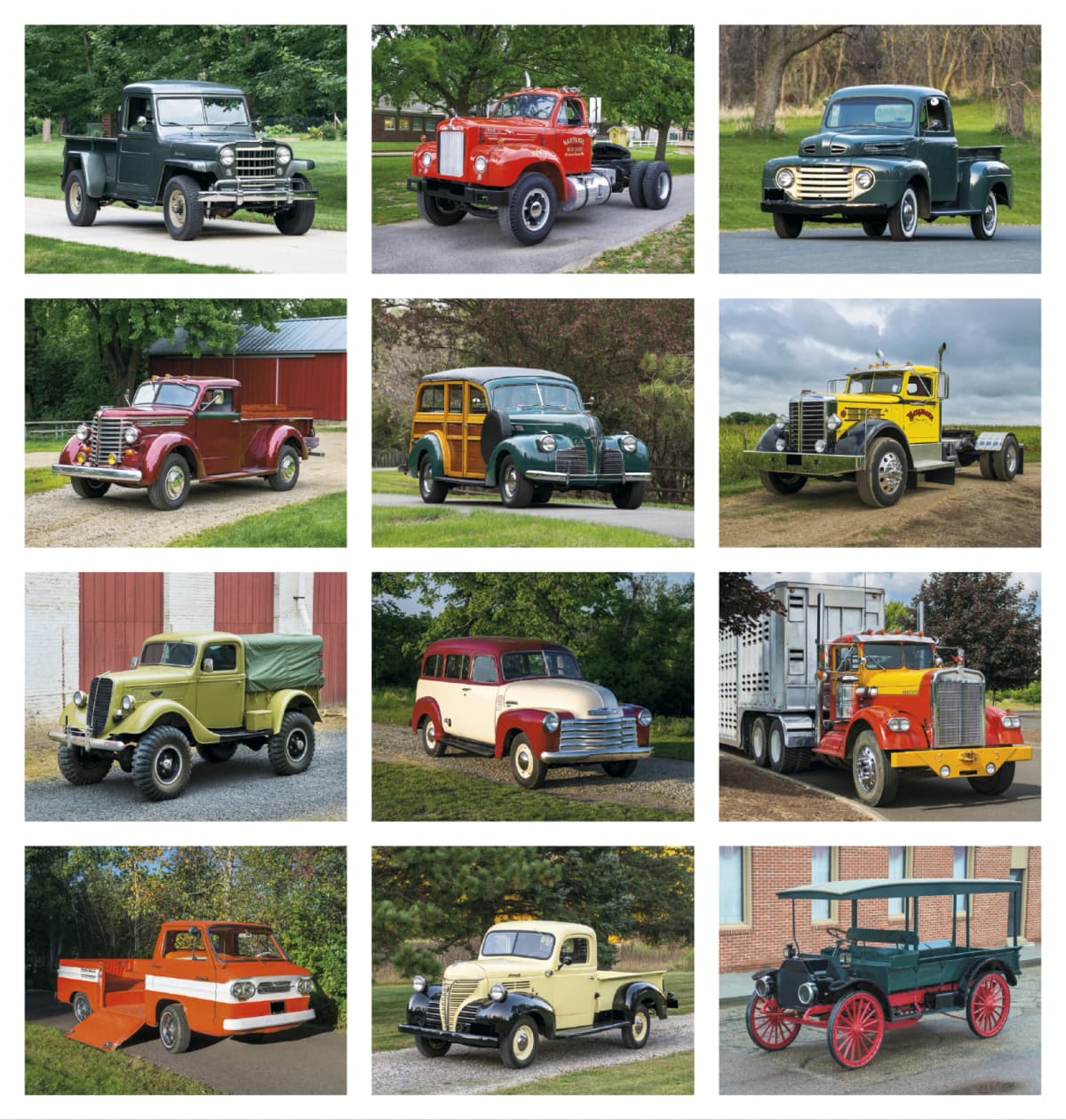 Antique Trucks Calendar