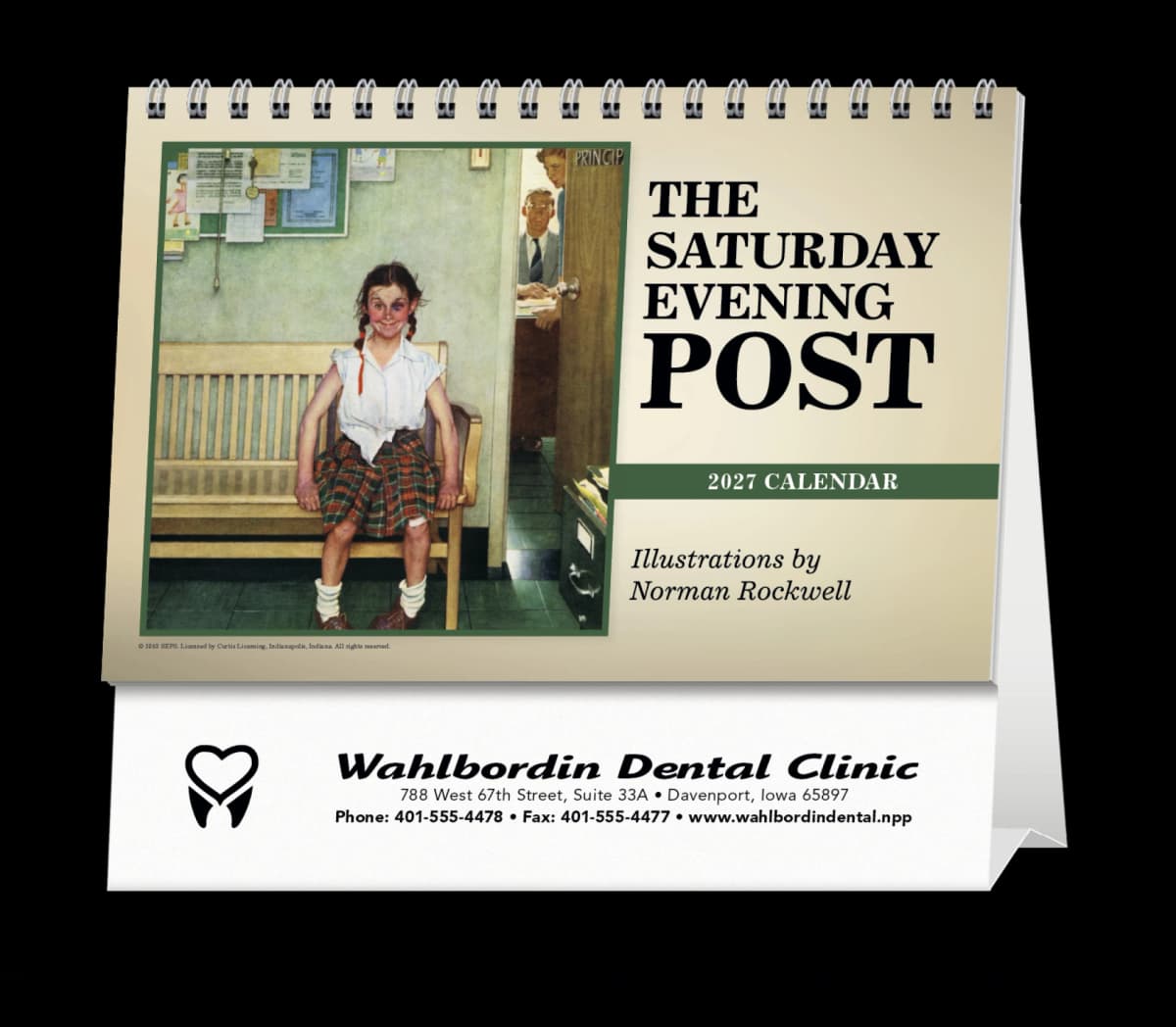 The Saturday Evening Post Large Desk Calendar