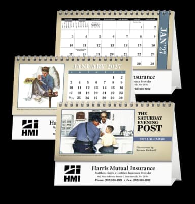 The Saturday Evening Post Desk Calendar