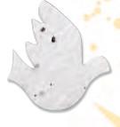 Dove Plant a Shape Bookmark