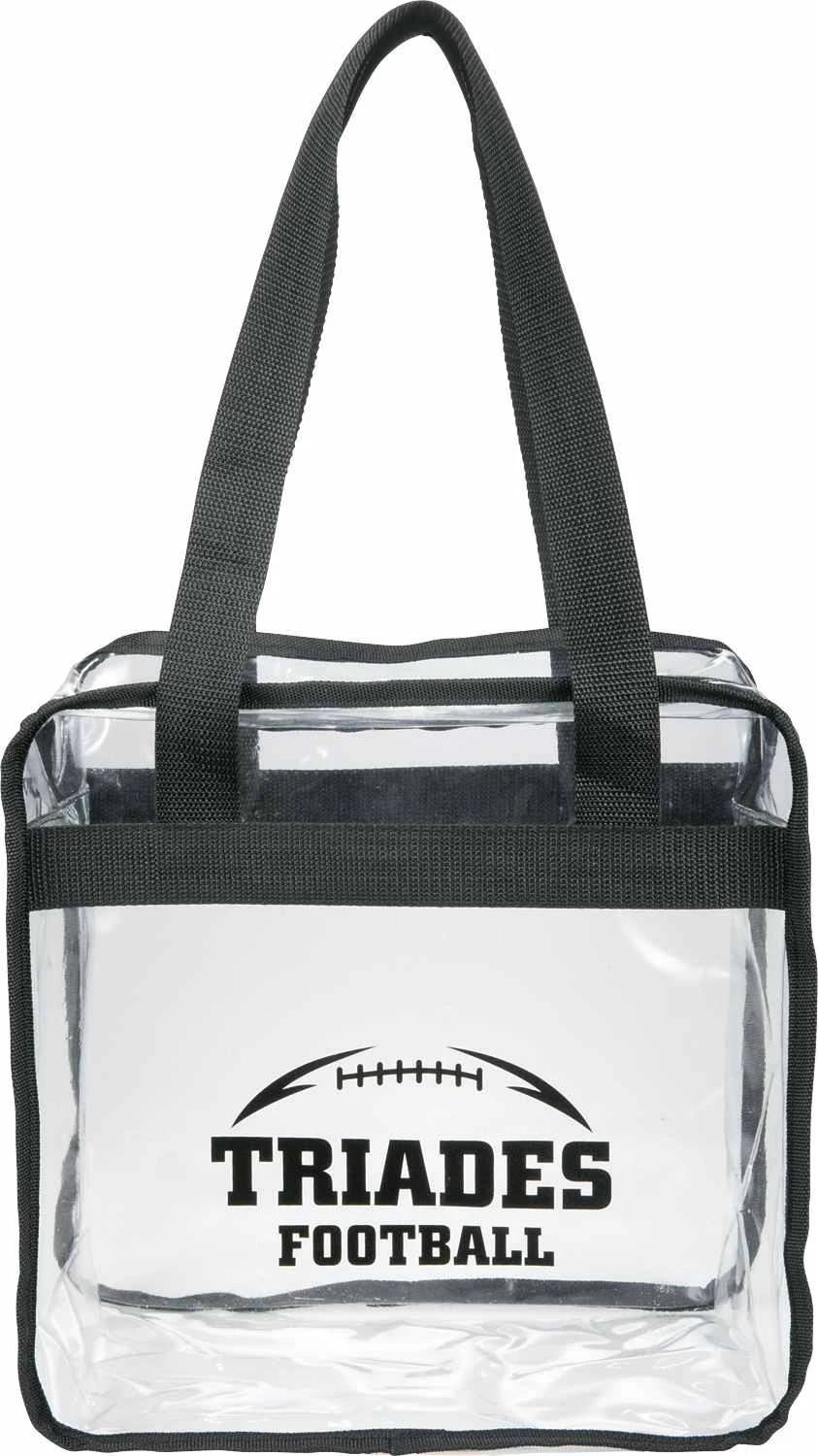 Game Day Clear Zippered Safety Tote