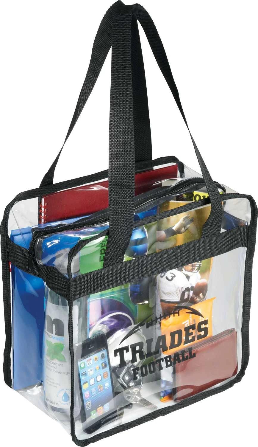 Game Day Clear Zippered Safety Tote