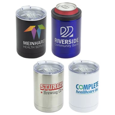 Coventry 12 oz Vacuum Insulated Stainless Steel Tumbler + Can Cooler