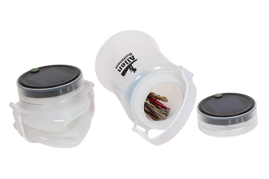 Foldable Waterproof Container with Solar Light