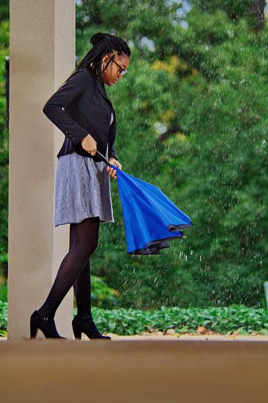 Skyline Two-Tone Inversion Umbrella