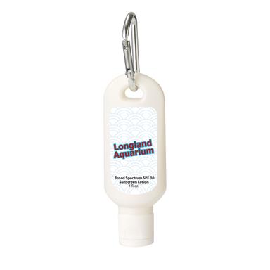 1 OZ. SPF 30 SUNSCREEN WITH CARABINER