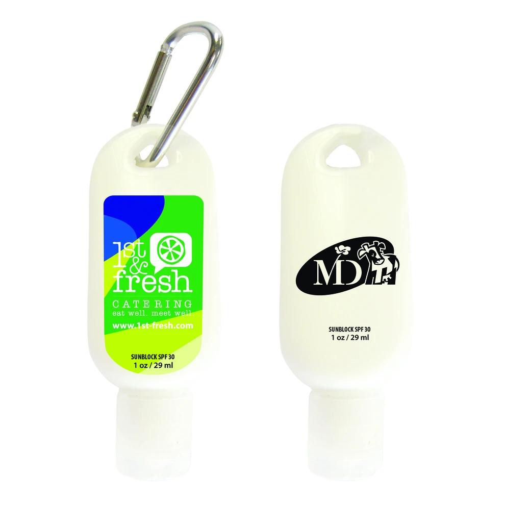 1 OZ. SPF 30 SUNSCREEN WITH CARABINER