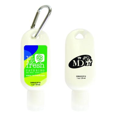 1 OZ. SPF 30 SUNSCREEN WITH CARABINER