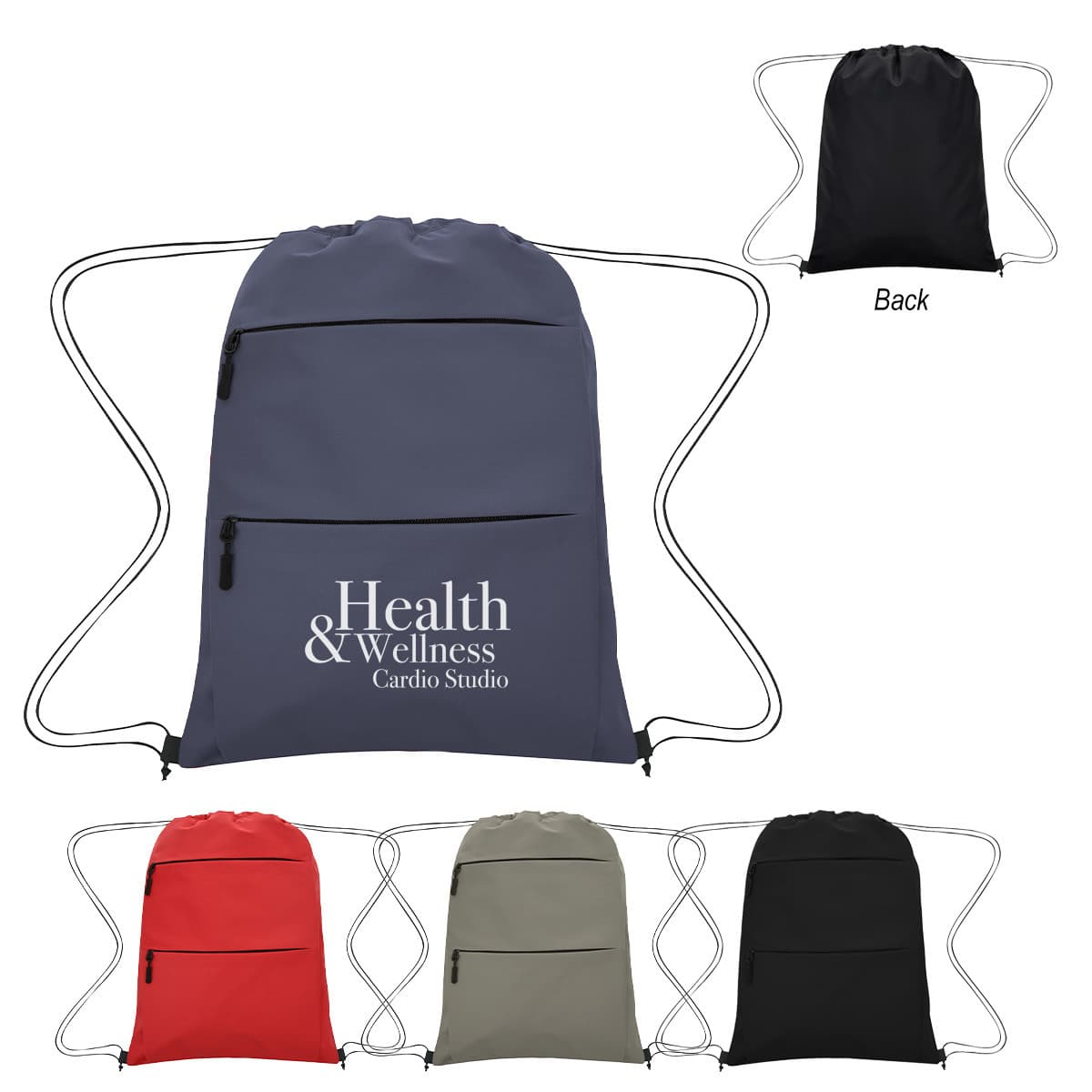 AFFINITY SOFT FEEL DRAWSTRING BAG