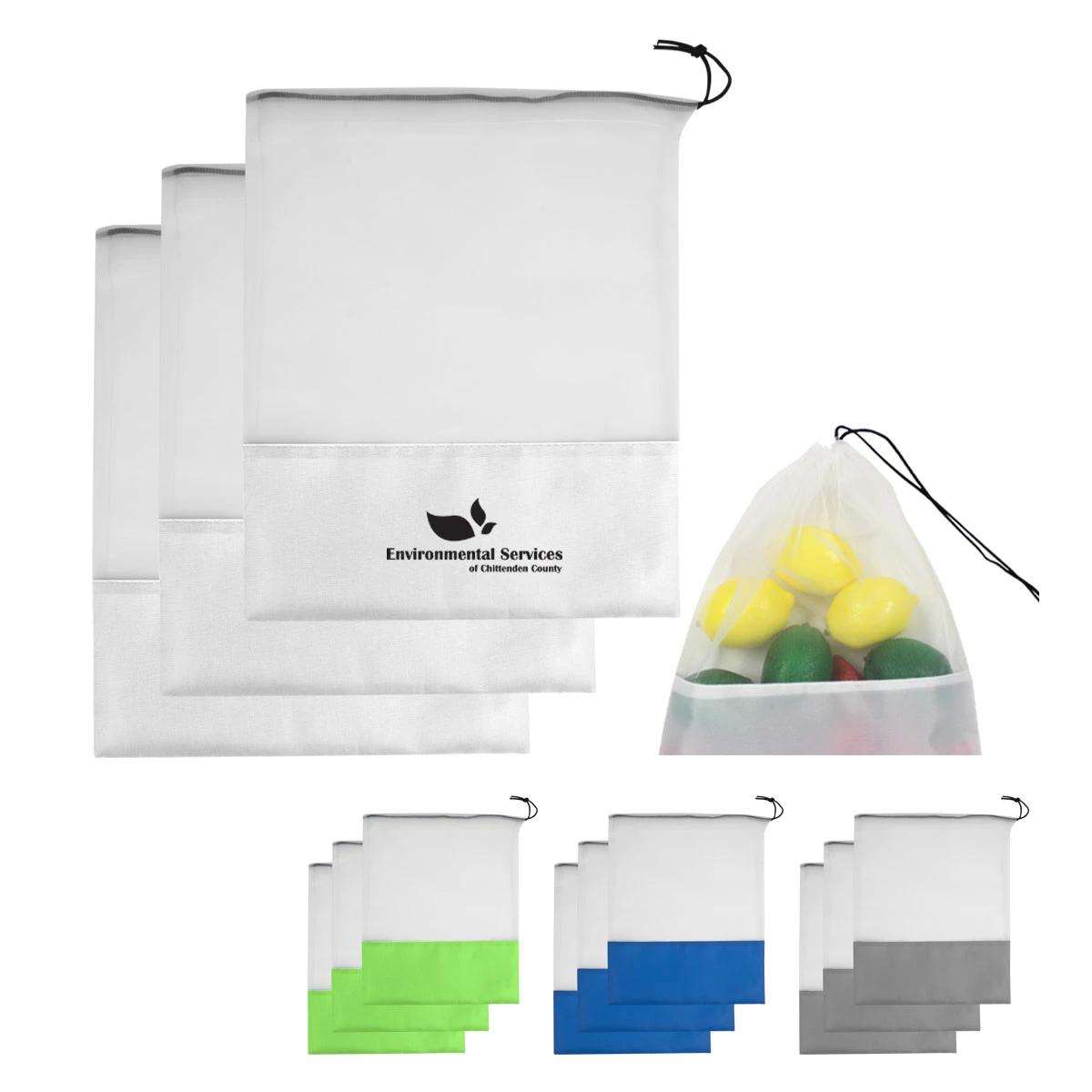 3 PC. MARKET MESH SET WITH 100% RPET MATERIAL