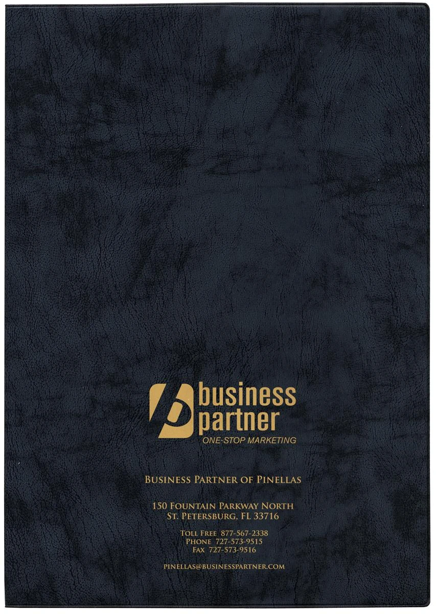 7 x 10 Executive Vinyl Cover Monthly Planner