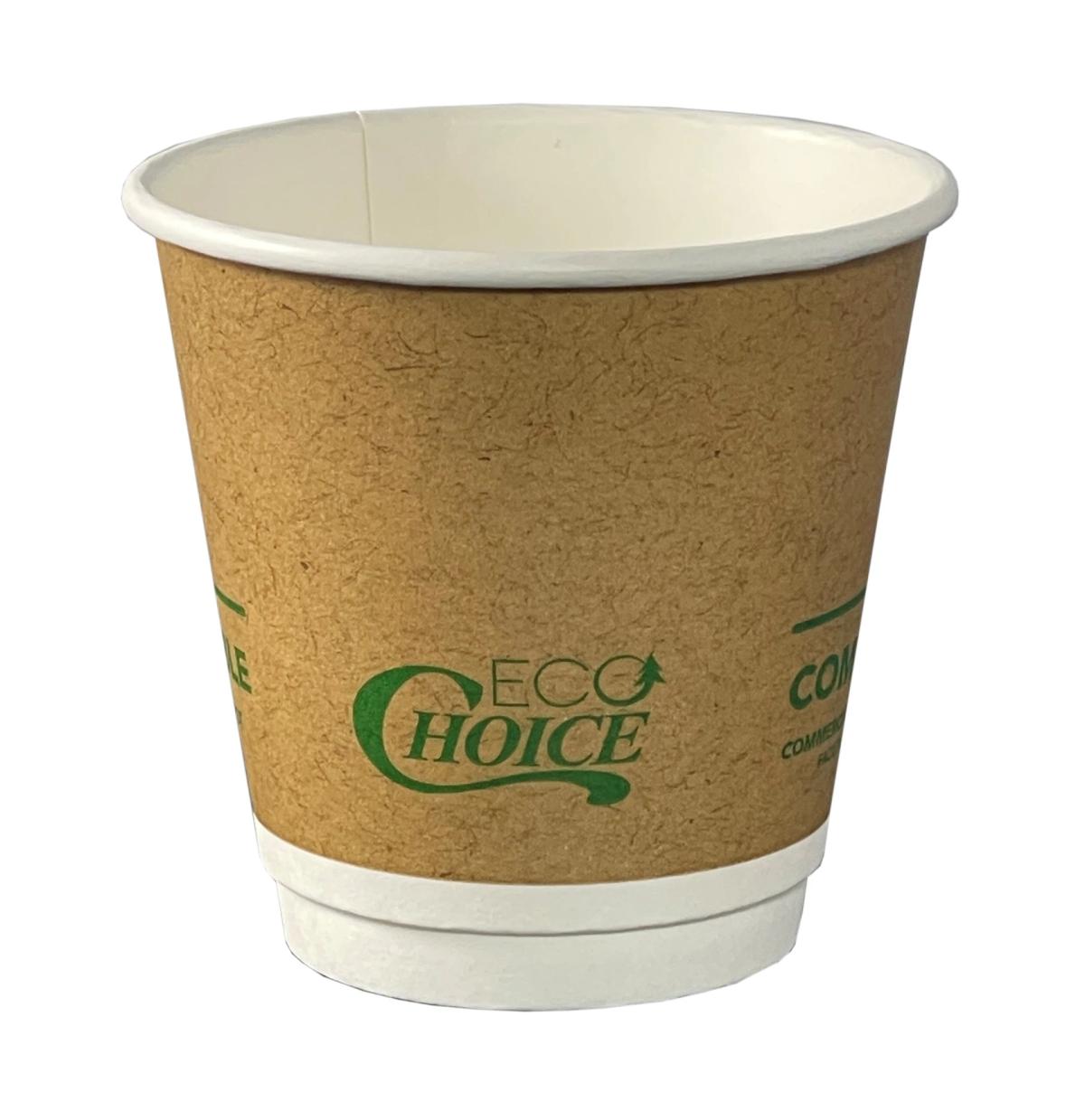 8 Oz. Kraft Brown Eco-Choice Insulated Cup