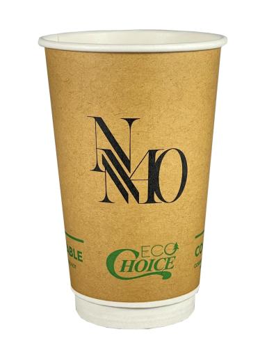 16 Oz. Kraft Brown Eco-Choice Insulated Cup